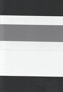 Закрытые рулонные шторы день-ночь Салерно, серый 2002 купить в Красногорске с доставкой